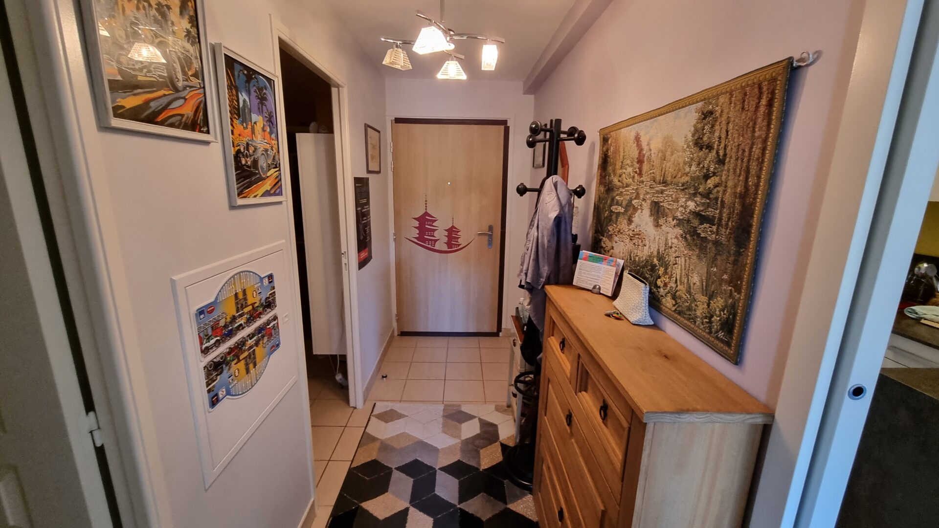 entrée appartement viager occupé Aurillac