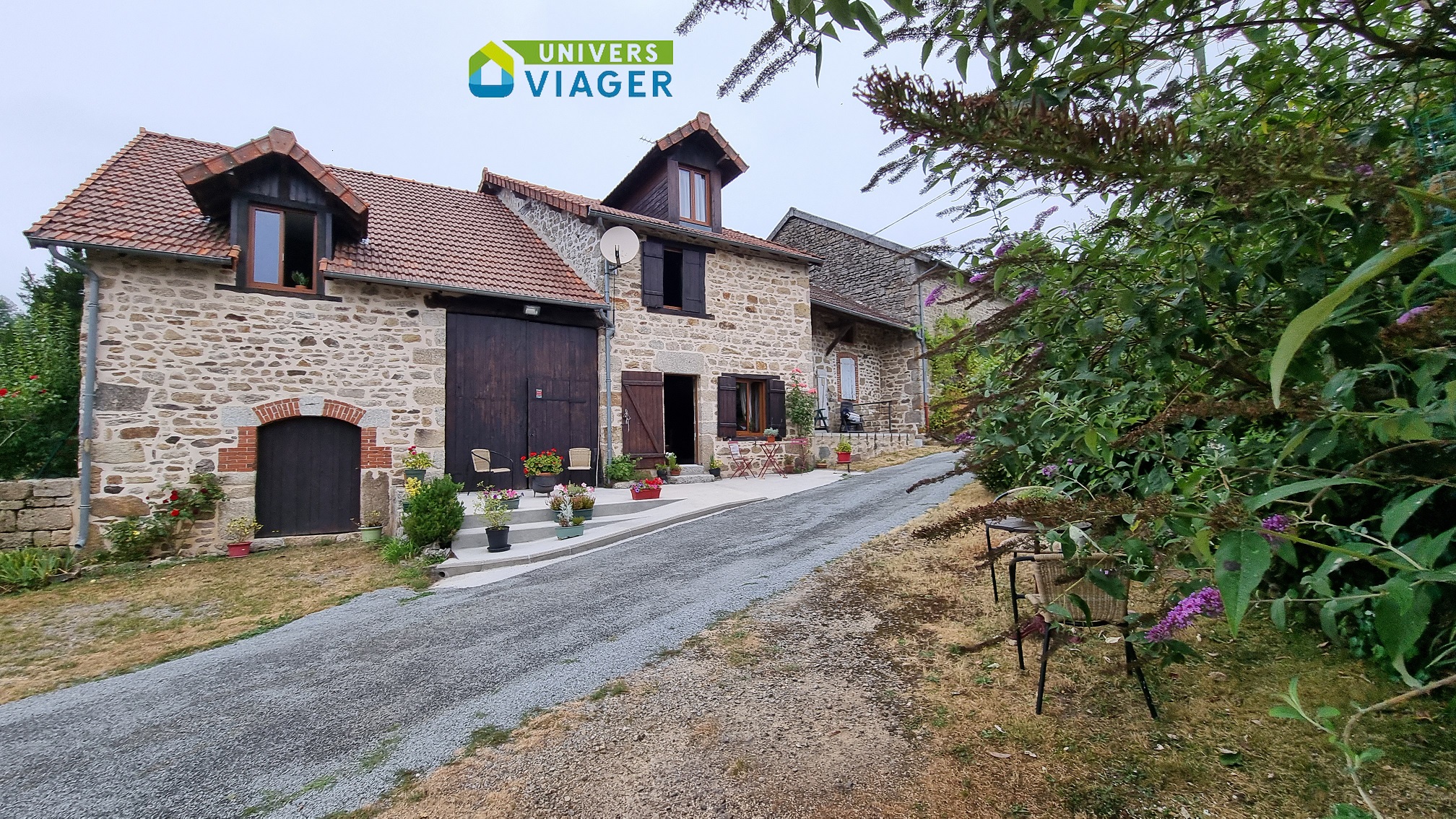 facade couverture sargnat Maison viager occupé