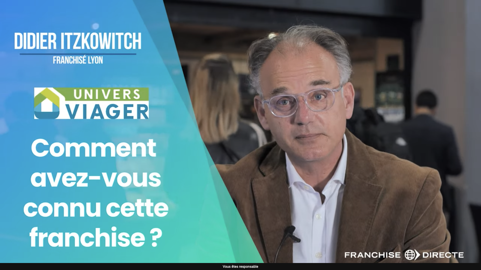 Didier Itzkowitch Univers Viager Franchise Directe Interview