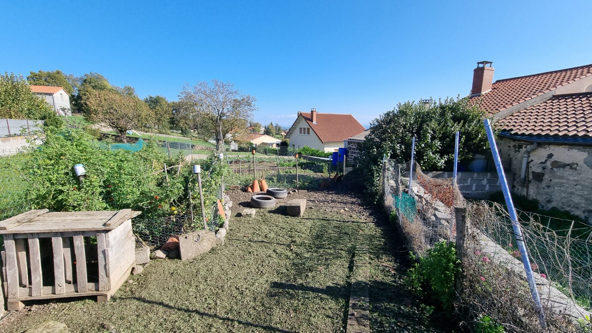 jardin potager maison viager occupé Solignat